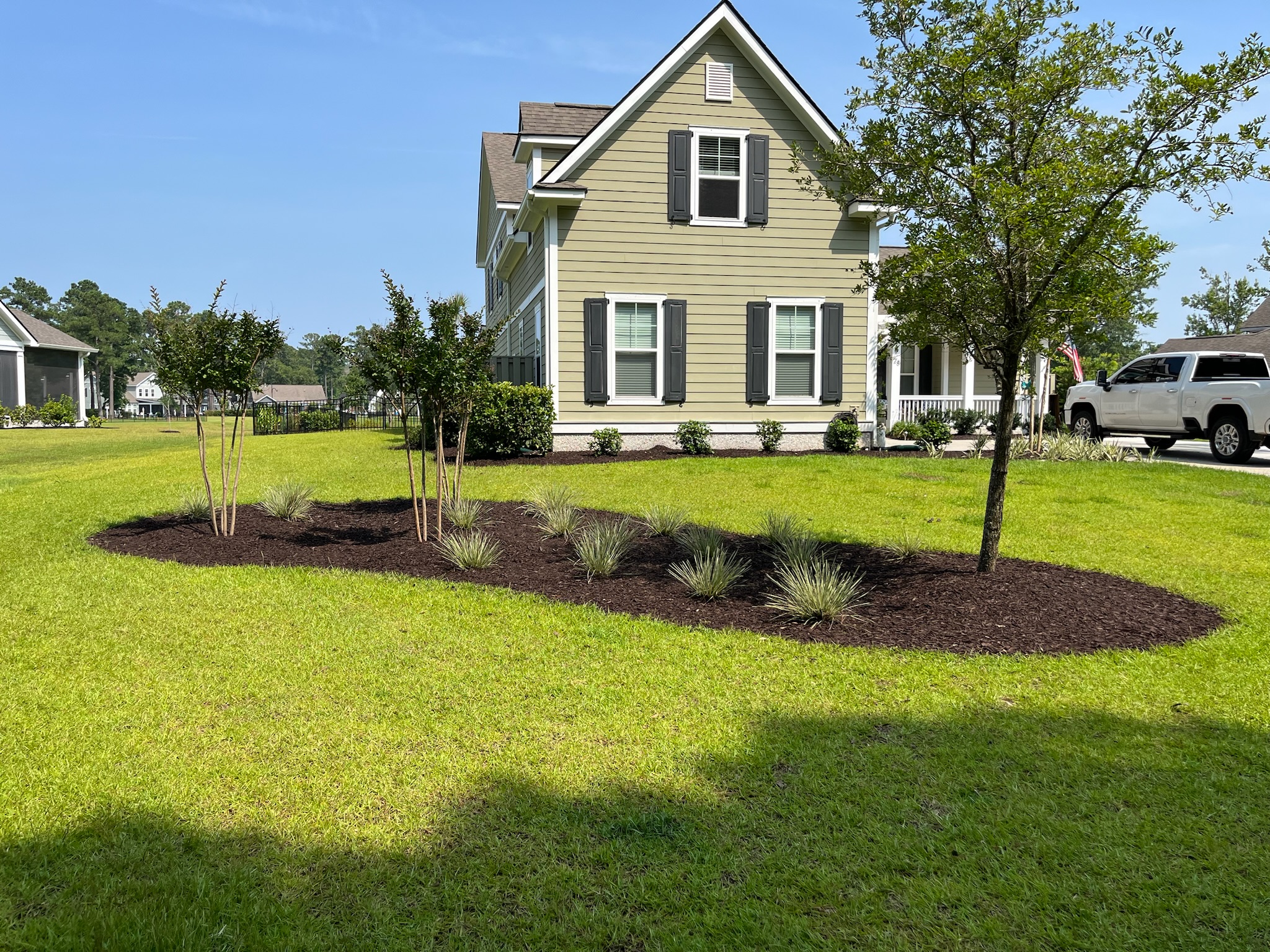 Residential mulching services in Bluffton, SC