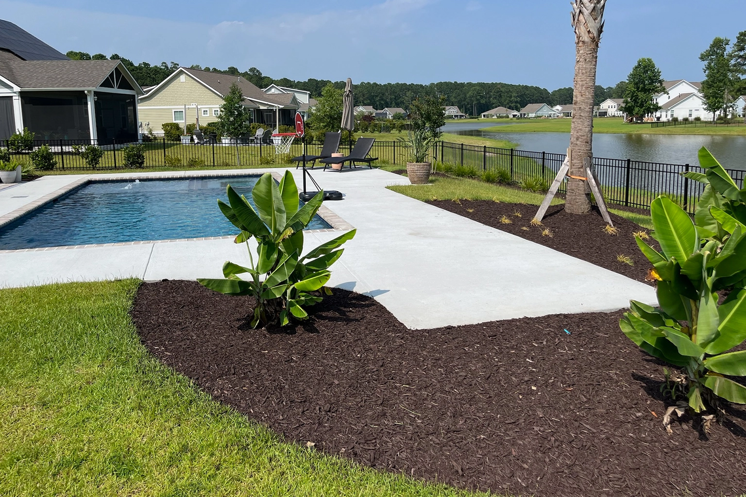 mulch installation bluffton, SC