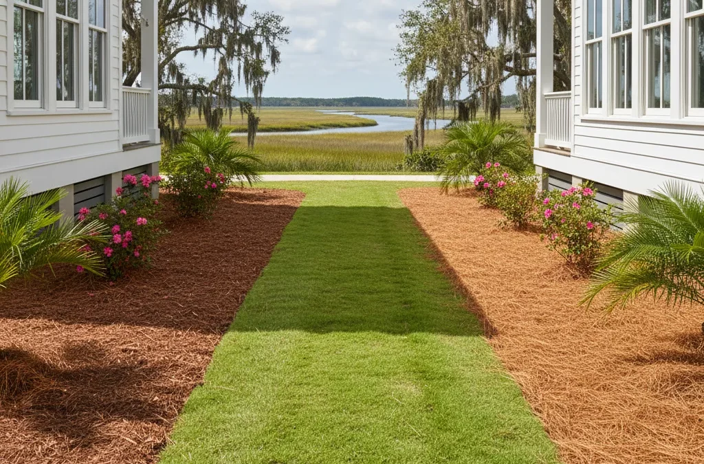 Mulch vs. Pine Straw for Lowcountry Homes